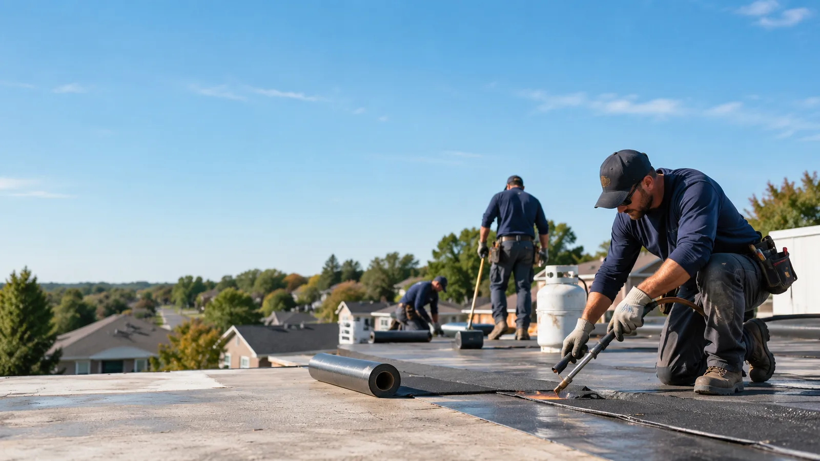 Flat Roof Leak Repair providers in Yoder, IN